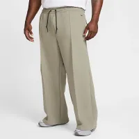 Nike Tech мужские Wide-Leg Fleece Pants цвет зеленый