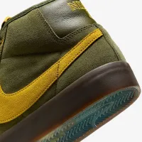 Nike Zoom Blazer Mid Skate Кроссовки цвет зеленый