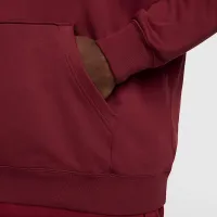 Nike Club мужские French Terry Толстовка с капюшоном цвет красный