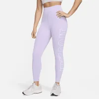 Nike Sportswear Classics жіноча Graphic З високою талією лосіни колір фіолетовий