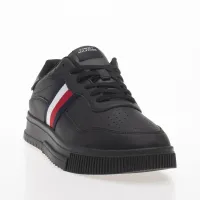 Кросівки Tommy Hilfiger Supercup Stripes Leather FM0FM04824-0GQ - Чорні