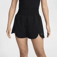 Nike One жіноча Dri-FIT Ultra З високою талією Brief-Lined шорти колір чорний