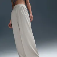 Nike 24.7 PerfectStretch женская Dri-FIT С высокой Талией Loose Wide-Leg Pants цвет коричневый