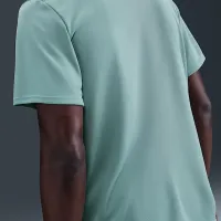 Nike Miler мужские Dri-FIT UV Short-Sleeve Running Top цвет зеленый