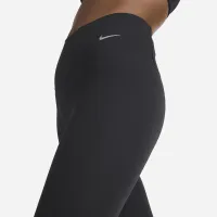 Nike Zenvy женская Gentle-Support С высокой Талией Cropped лосины цвет черный