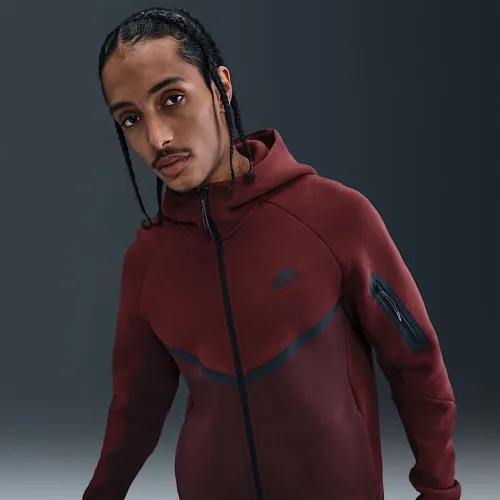Nike Tech мужские Fleece Windrunner Full-Zip Куртка цвет красный