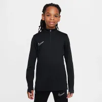 Nike Academy Big детские Dri-FIT Long-Sleeve 1/4-Zip Soccer Drill Top цвет черный