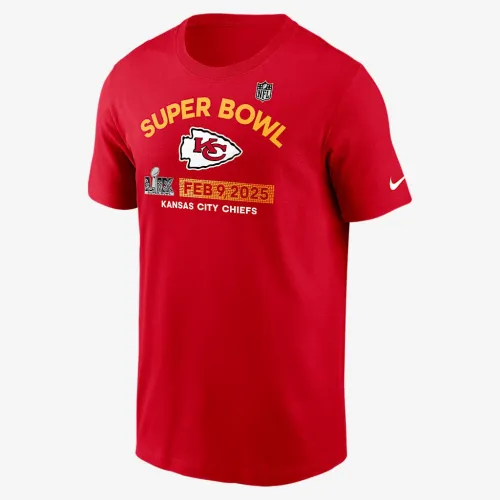 Kansas City Chiefs Super Bowl LIX Bound Team Logo чоловічі Nike NFL футболка колір червоний