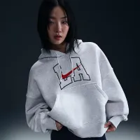 Nike Sportswear Phoenix Fleece жіноча Over-оверсайз Толстовка з капюшоном колір коричневий