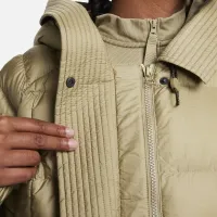 Nike Sportswear Swoosh Puffer PrimaLoft® женская Therma-FIT оверсайз Hooded Куртка цвет коричневый
