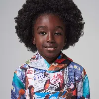 Nike Jordan MJ Brooklyn Little детские 2-Piece Printed Fleece Толстовка с капюшоном набор синий