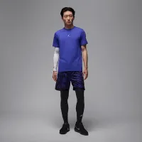 Nike Jordan Sport мужские Dri-FIT футболка цвет фиолетовый