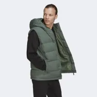 безрукавка adidas Helionic Hooded Down Vest HG6274 - зелений