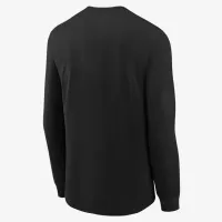 Los Angeles Lakers Courtside Big детские Nike NBA Boxy Long-Sleeve футболка цвет черный