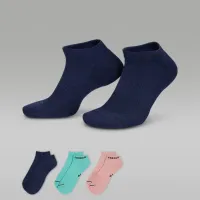 Nike Jordan Everyday No-Show шкарпетки (3 пар) різнокольорові