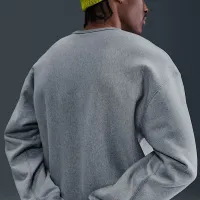 Nike Solo Swoosh мужские Fleece Crew цвет серый