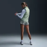 Nike Therma-FIT ADV Repel AeroLoft женская Running Vest цвет зеленый