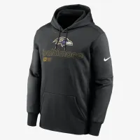 Baltimore Ravens Men’s Nike Therma NFL Pullover Толстовка с капюшоном цвет черный