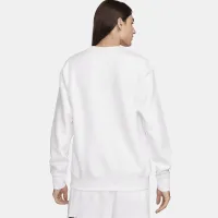 Nike Club Fleece мужские Long-Sleeve Crew-Neck свитшот цвет белый