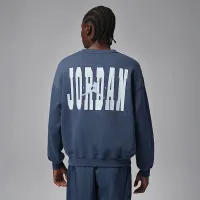 Nike Jordan Brooklyn мужские Crew-Neck свитшот синий