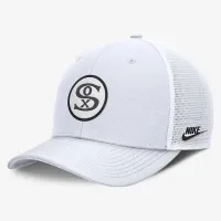 Chicago цвет белый Sox Cooperstown Rise мужские Nike Dri-FIT MLB Trucker Adjustable Hat цвет белый