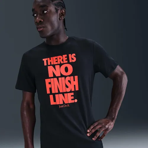 Nike мужские Dri-FIT Running футболка цвет черный