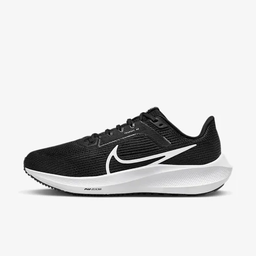 Nike Pegasus 40 женская Road Running Кроссовки (Extra Wide) цвет черный