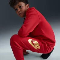 Nike Sportswear Club Fleece Big дитячі Joggers колір червоний