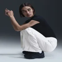 Nike Sportswear Everything Wovens жіноча Mid-Rise Open-Hem Pants колір білий