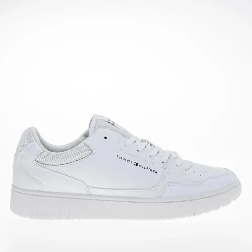 Кроссовки Tommy Hilfiger Basket Core Leather FM0FM05040-YBS - Белые