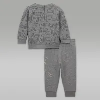 Nike Jordan Take Flight колір чорний and Gold Crew комплект Baby 2-Piece комплект колір сірий