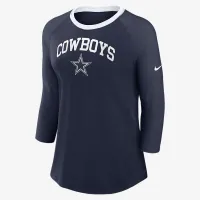 Dallas Cowboys женская Nike NFL 3/4-Sleeve футболка синий