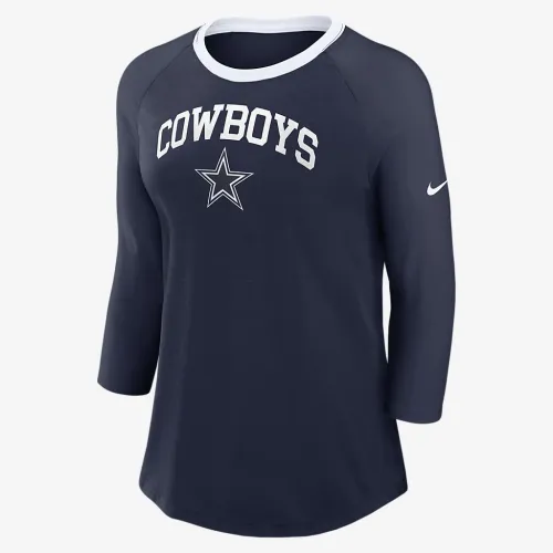 Dallas Cowboys женская Nike NFL 3/4-Sleeve футболка синий