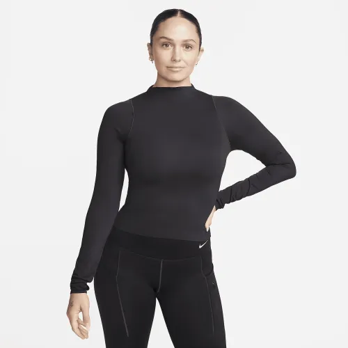 Nike Zenvy женская Dri-FIT Long-Sleeve Top цвет черный