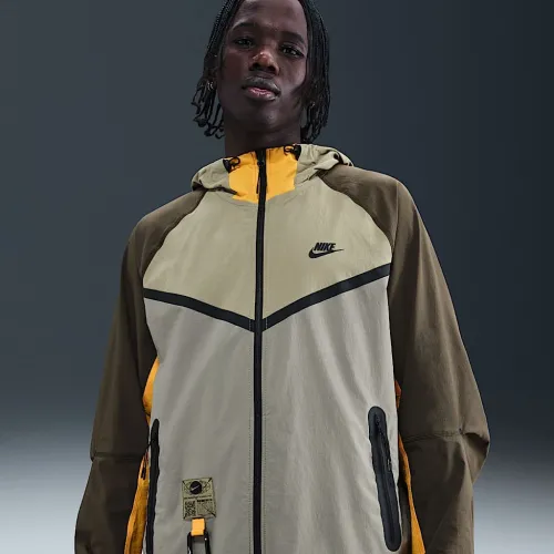 Nike Tech чоловічі Woven Windrunner Full-Zip Куртка колір коричневий