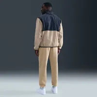 Nike Sportswear Club мужские Washed Cuffed Fleece Pants цвет коричневый