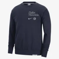 Dallas Mavericks Standard Issue чоловічі Nike Dri-FIT NBA Crew-Neck світшот блакитний