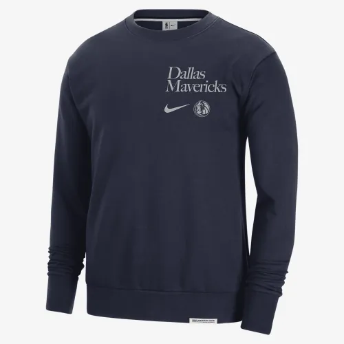 Dallas Mavericks Standard Issue чоловічі Nike Dri-FIT NBA Crew-Neck світшот блакитний