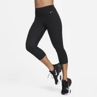 Nike Universa жіноча Medium-Support З високою талією Cropped лосіни з кишенямиколір чорний