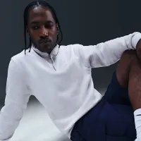 Nike Sportswear Club чоловічі 1/2-Zip Fleece Top колір коричневий