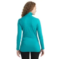 Кофта/футболка Icebreaker Merino 200 Oasis Long Sleeve Half Zip Thermal 1043808611 - зелена
