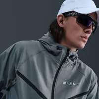 FC Barcelona Tech Windrunner мужские Nike Soccer Full-Zip Woven Куртка цвет серый