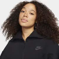 Nike Sportswear Tech Fleece жіноча Loose Full-Zip Track Куртка колір чорний