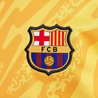 FC Barcelona 2024 Stadium Goalkeeper Big детские Nike Dri-FIT Soccer Replica Jersey Yellow