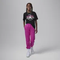 Nike Jordan Big дитячі Push Through Graphic футболка колір чорний
