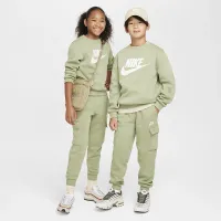 Nike Sportswear Club Fleece Big детские Cargo Pants цвет зеленый