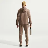 Nike Primary NanoKnit мужские Dri-FIT UV Protection Pullover Performance Толстовка с капюшоном цвет коричневый