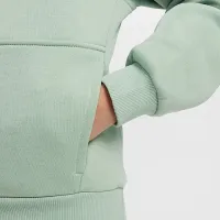 Nike Sportswear Club Fleece Big детские Pullover Толстовка с капюшоном цвет зеленый
