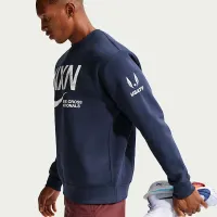 Nike 2025 NXN мужские Crew-Neck Running свитшот синий
