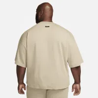 Nike Sportswear Tech Fleece Reimagined мужские оверсайз Short-Sleeve свитшот цвет коричневый